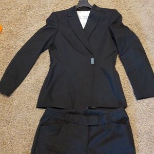 Black and grey pantsuit